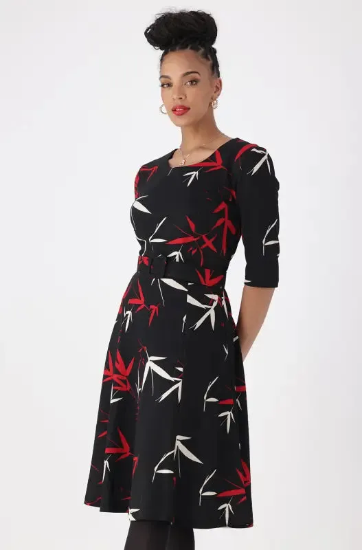 Stefani Belted Fit And Flare Dress _ 147573 _ Multi sold by Dunns product image thumbnail 2