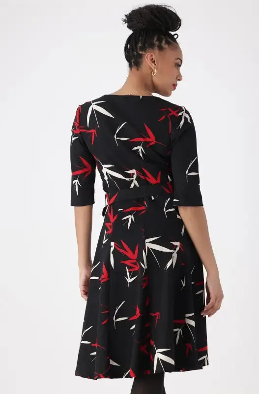 Stefani Belted Fit And Flare Dress _ 147573 _ Multi sold by Dunns product image thumbnail 3