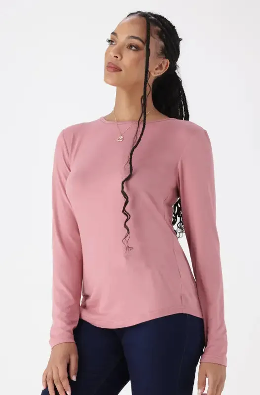 Cleo Crew Neck Tee _ 148942 _ Pink sold by Dunns product image thumbnail 2
