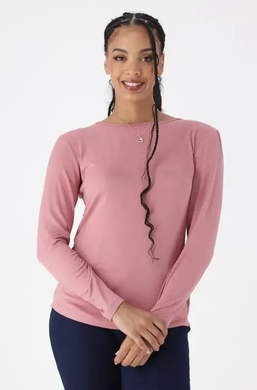 Cleo Crew Neck Tee _ 148942 _ Pink sold by Dunns