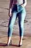 Colbie High Rise Cropped Denim _ 145880 _ Mid Wash sold by Dunns
