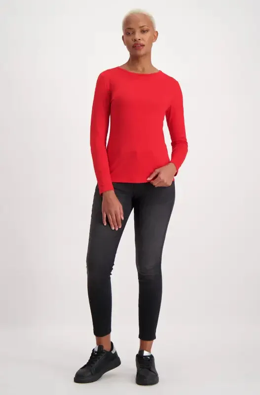 Cleo Crew Neck Tee _ 129568 _ Red sold by Dunns product image thumbnail 4