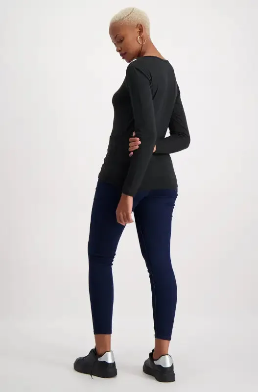 Cleo Crew Neck Tee _ 127506 _ Black sold by Dunns product image thumbnail 5