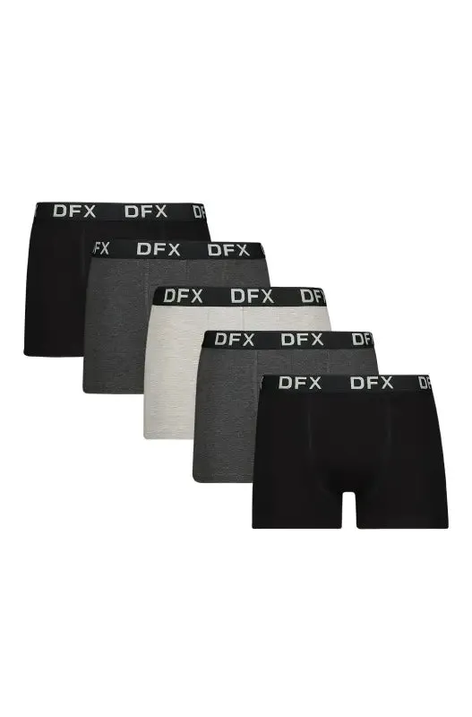 Jaxson Knit Trunks 5pk _ 140853 _ Black sold by Dunns