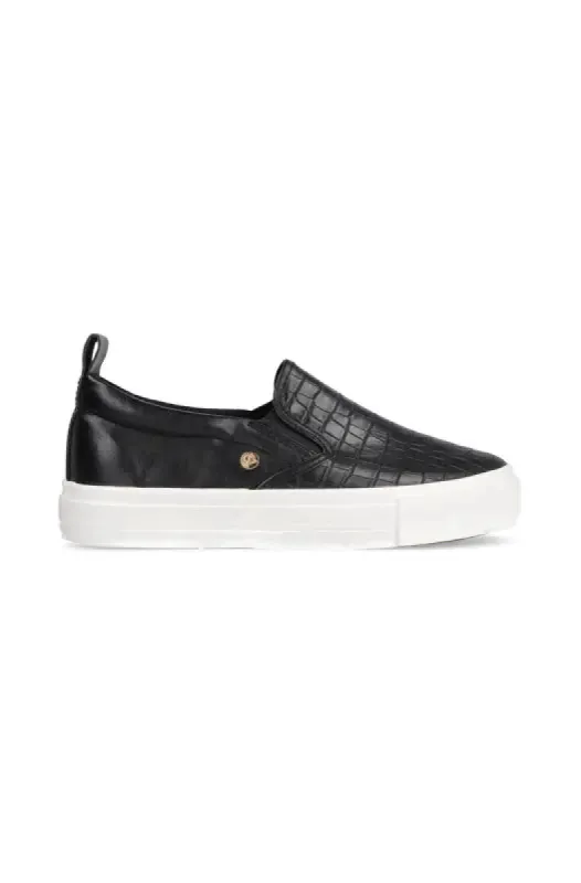 Jemima Gusset Slip On _ 128653 _ Black sold by Dunns