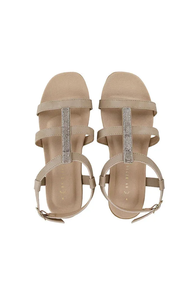 Michelle Sandal _ 150375 _ Nude sold by Dunns product image thumbnail 2