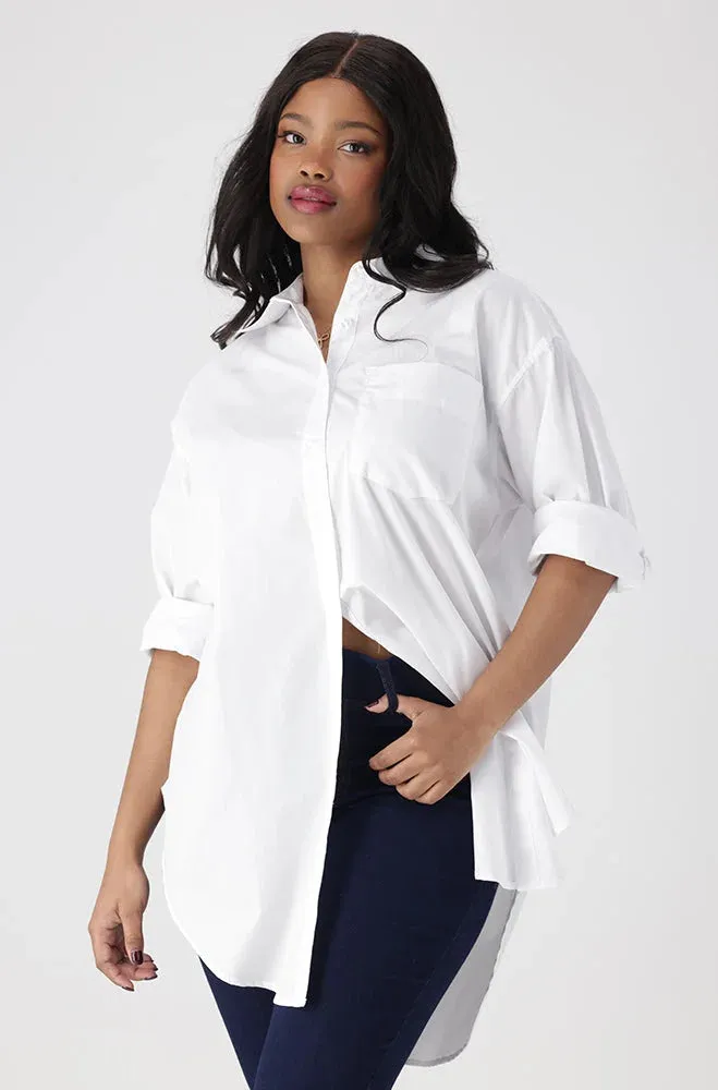 MIA BOYFRIEND SHIRT _ 154273 _ White sold by Dunns