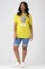 Jade Graphic Print Boyfriend Tee _ 154190 _ Yellow sold by Dunns