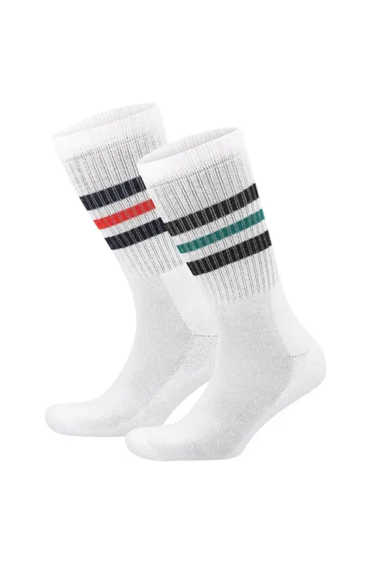 Seth Sport Socks 2pk _ 150109 _ White sold by Dunns