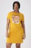 Koko T Shirt Dress _ 154469 _ Ocre sold by Dunns