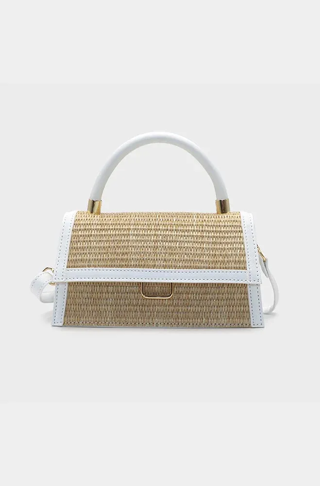 Mia Straw Slingbag _ 153988 _ Natural sold by Dunns