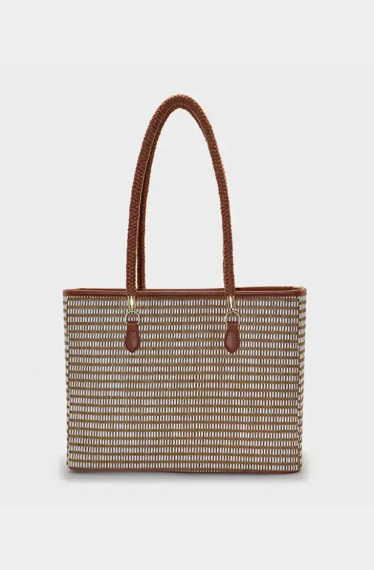 Luna Straw Bag _ 153989 _ Natural sold by Dunns