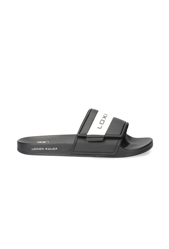 Loxion Kulca Oversize Velcro Slide _ 151945 _ Black sold by Dunns