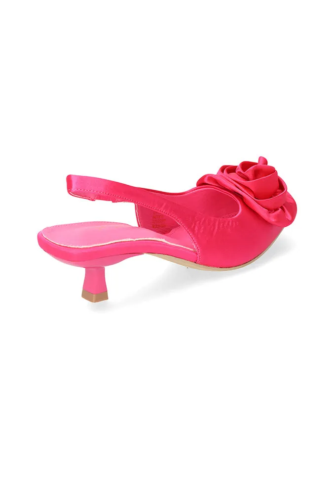 Rosaleen Kitten Heel Slingback _ 153658 _ Pink sold by Dunns product image thumbnail 3