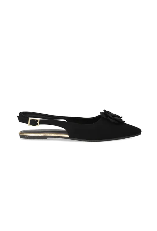 Rosa Suede Pump _ 153880 _ Black sold by Dunns