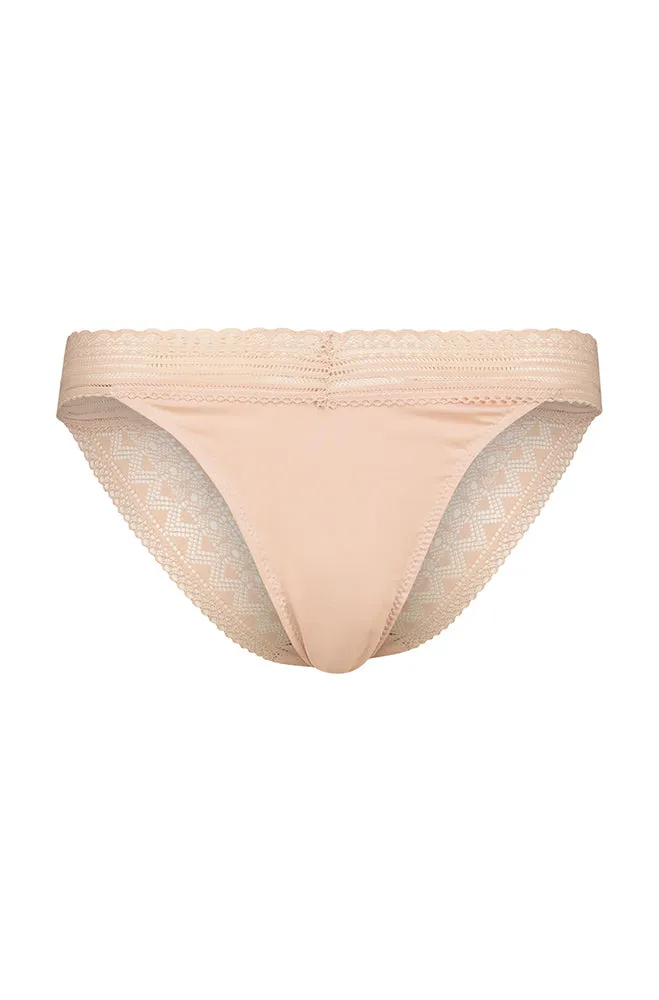 Lee Lace Waist Tanga _ 160812 _ Peach sold by Dunns