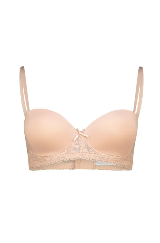 Lee Lace Cradle Bra _ 160780 _ Peach sold by Dunns