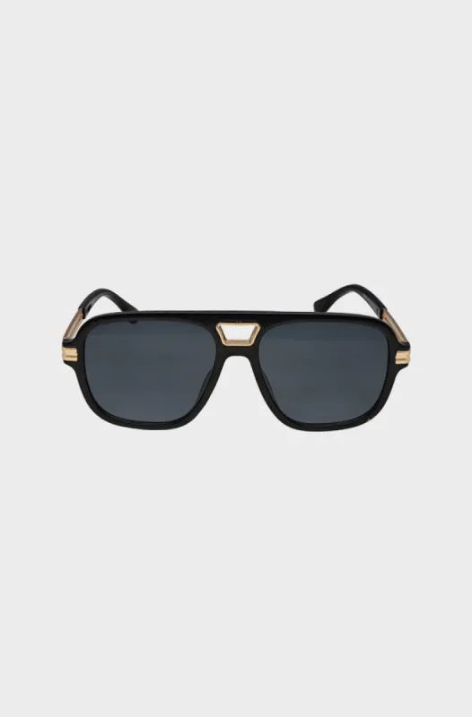 Bradley Aviator Sunglasses _ 152437 _ Black sold by Dunns