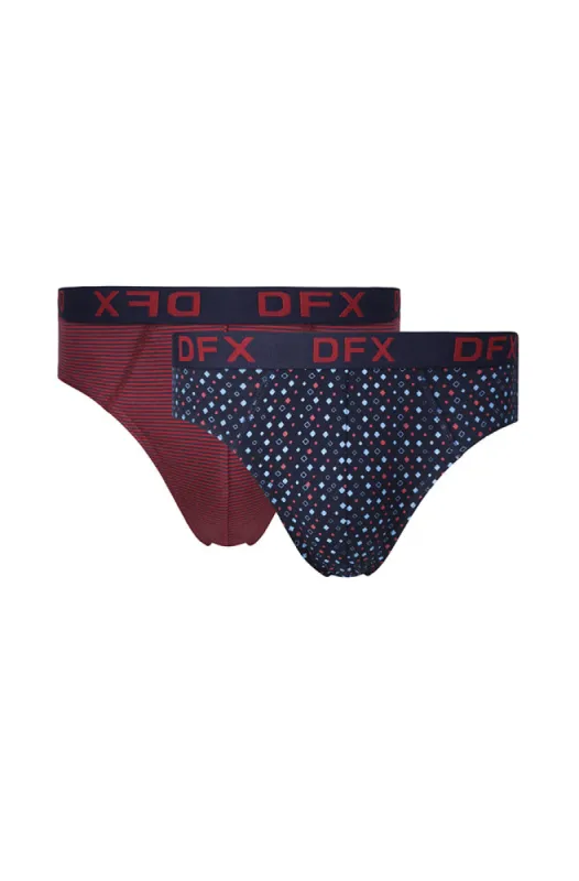 Laken Briefs 2pk _ 150218 _ Navy sold by Dunns