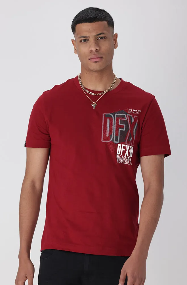 Esquire Tee _ 154243 _ Red sold by Dunns