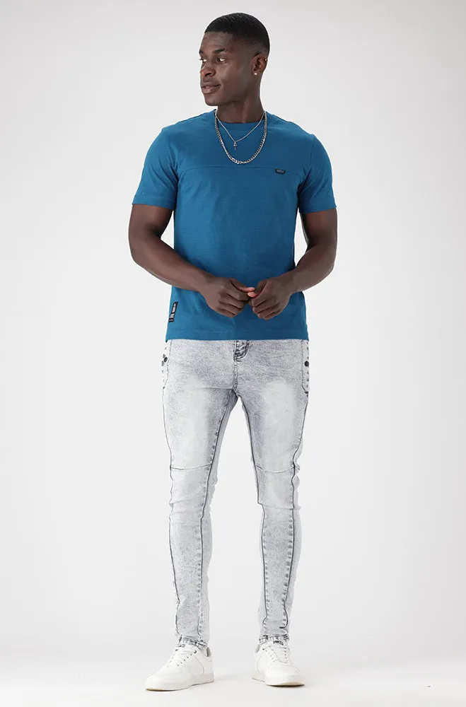 Warehouse Tee _ 153791 _ Teal sold by Dunns product image thumbnail 4