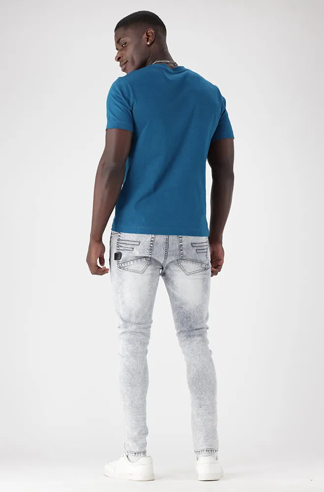 Warehouse Tee _ 153791 _ Teal sold by Dunns product image thumbnail 5