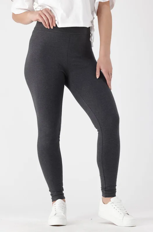 Lola Legging _ 150207 _ Charcoal Mel sold by Dunns