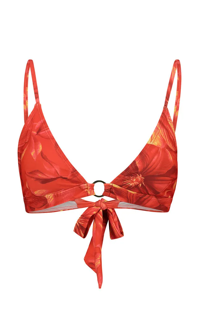 MALIBU PRINTED BIKINI TOP _ 155863 _ Red sold by Dunns product image thumbnail 2