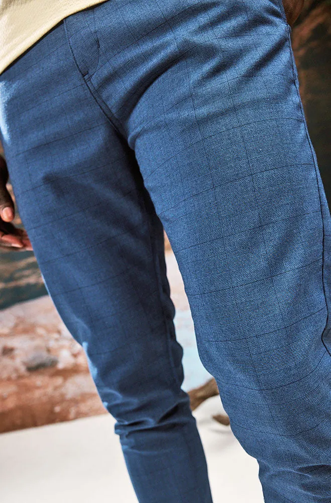 Stokebridge Smart Pant _ 154130 _ Blue sold by Dunns product image thumbnail 3