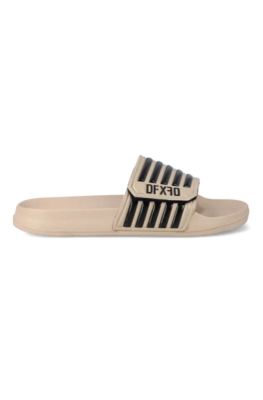 Maluma Velcro Slide _ 155744 _ Beige sold by Dunns