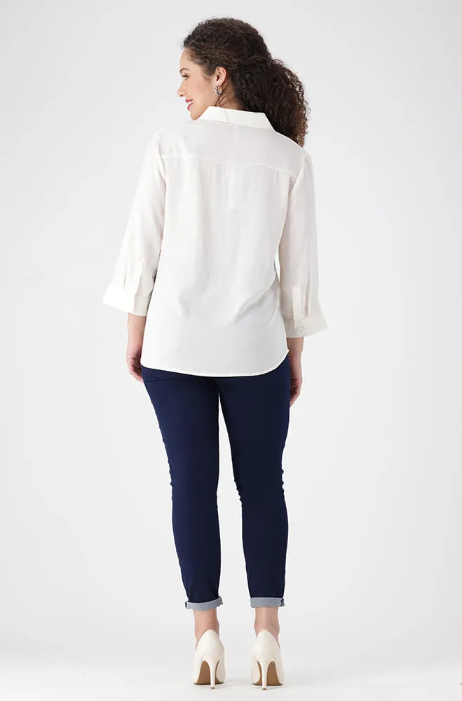 Alysaa Portofino Top _ 154097 _ Milk sold by Dunns product image thumbnail 5