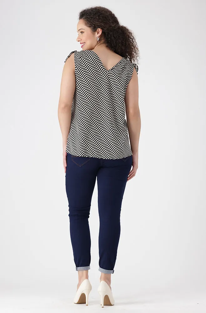 Jessie Shoulder Tie Top _ 154653 _ Multi sold by Dunns product image thumbnail 5