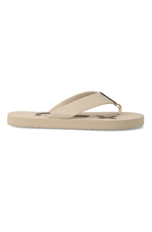 Jamie Two Tone Wide Thong Flip Flop _ 155669 _ Stone sold by Dunns