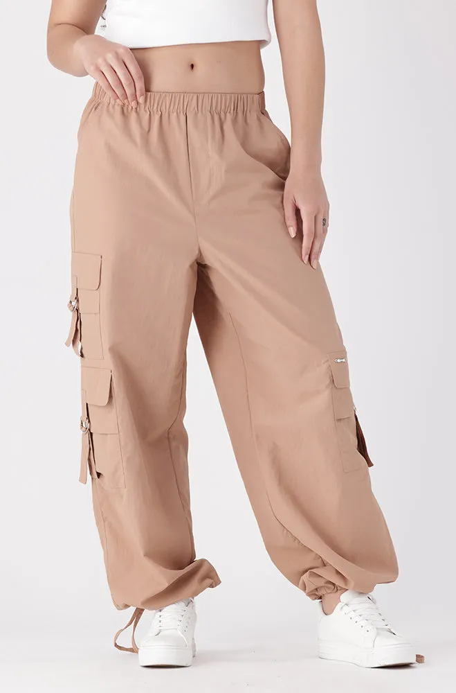 Aria Belted Cargo Pants _ 154941 _ Pink sold by Dunns