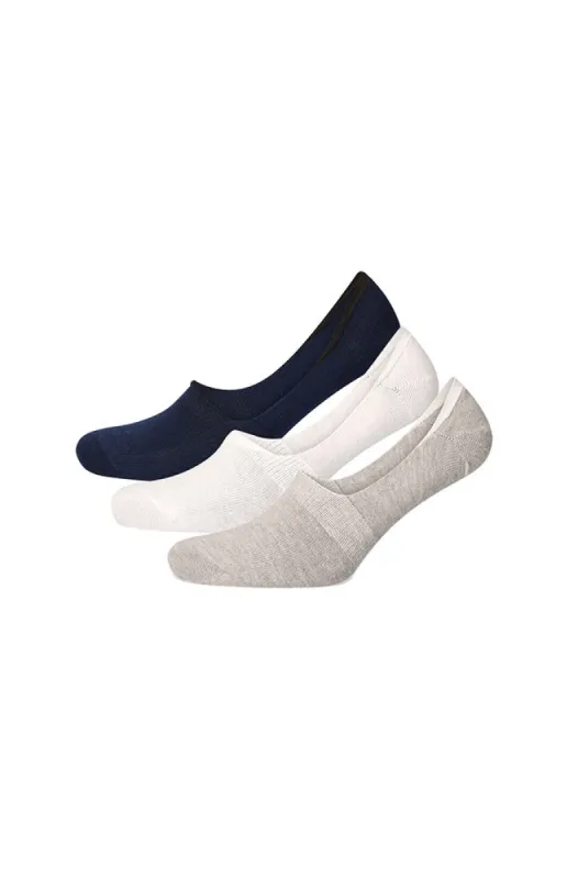 Clinton Paddle Secret Socks - 3 Pack _ 146441 _ Navy sold by Dunns