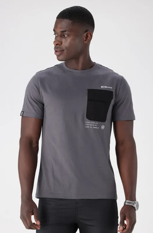 Dewhurst Tee _ 154500 _ Grey sold by Dunns