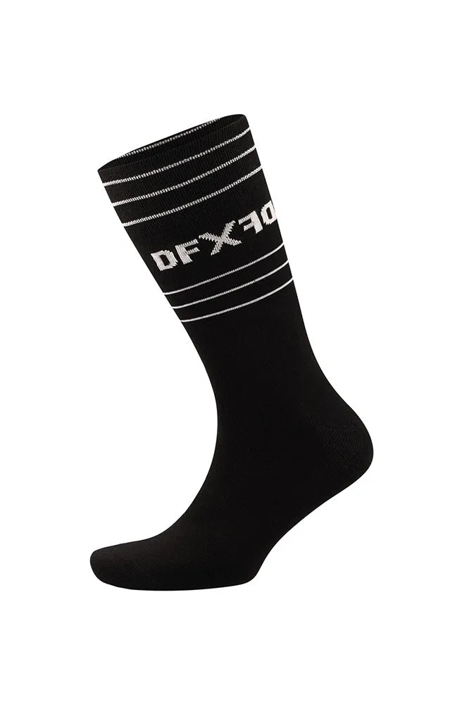 Reverse Dfx Single Socks _ 153086 _ Black sold by Dunns