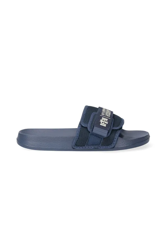 Tony Velcro Mesh Slide _ 154295 _ Navy sold by Dunns