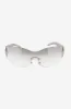 Janelle Retro Sunglasses _ 156358 _ White sold by Dunns