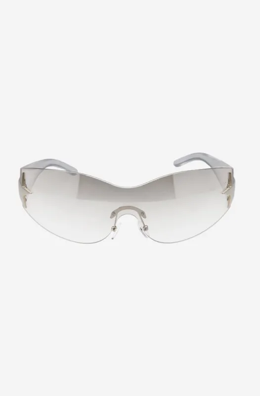 Janelle Retro Sunglasses _ 156358 _ White sold by Dunns