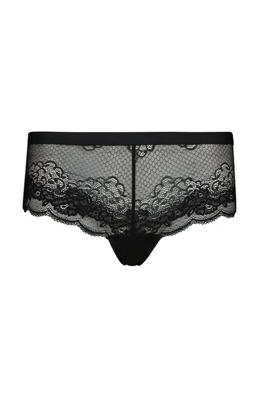 Evie Lace Boy Leg _ 158421 _ Black sold by Dunns