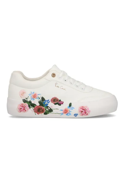 Pierre Cardin Floral Sneaker _ 153909 _ Nude sold by Dunns