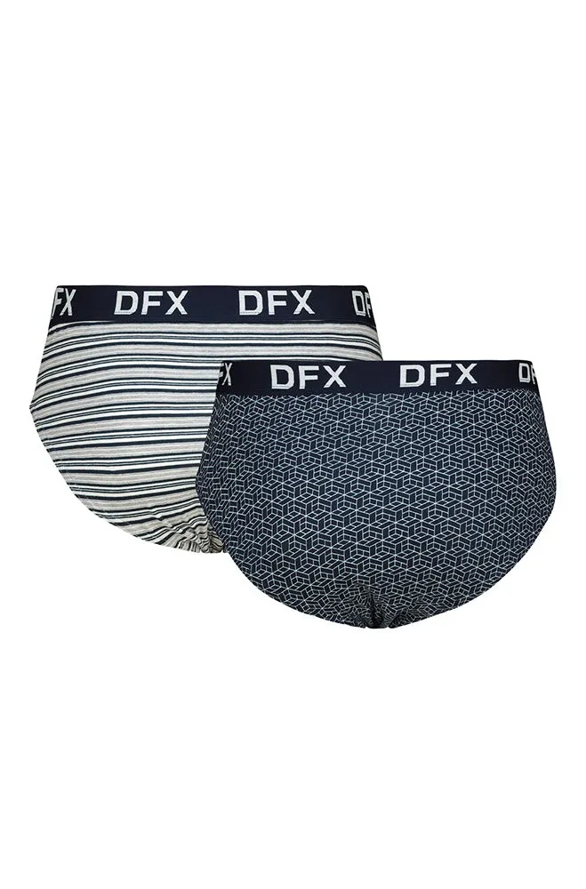 Lazaro Briefs 2pk _ 150232 _ Navy sold by Dunns product image thumbnail 2