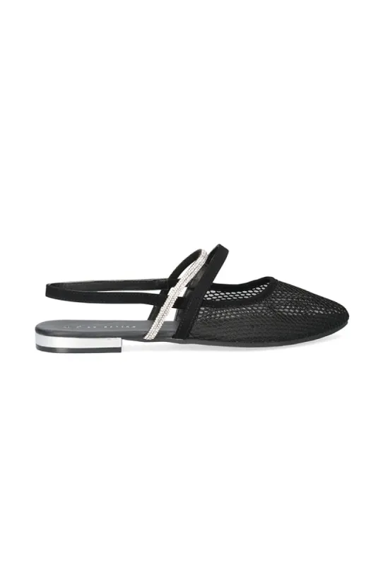 Audra Diamante Trim Pump _ 153886 _ Black sold by Dunns