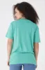 Jade Graphic Print Boyfriend Tee _ 154187 _ Turquoise sold by Dunns