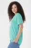 Jade Graphic Print Boyfriend Tee _ 154187 _ Turquoise sold by Dunns