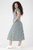 Gen Belted Button Down Shirt Dress _ 154268 _ Green sold by Dunns
