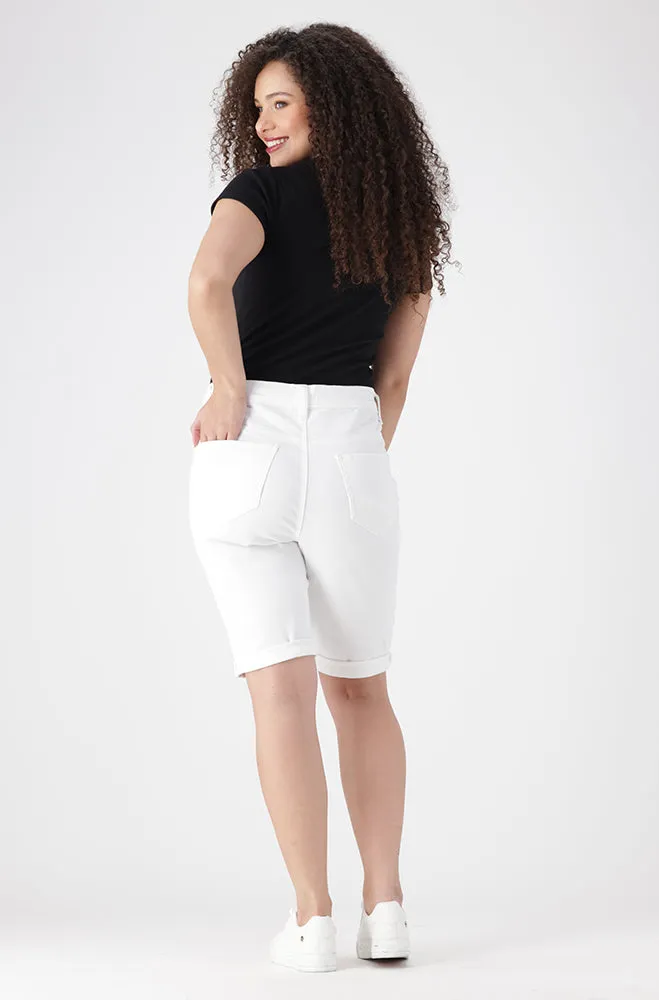 Jenner Bermuda Shorts _ 155001 _ White sold by Dunns product image thumbnail 5