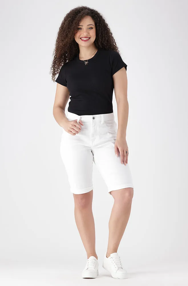 Jenner Bermuda Shorts _ 155001 _ White sold by Dunns product image thumbnail 4
