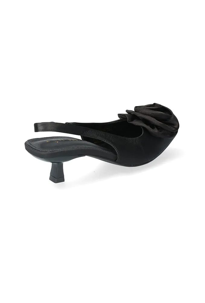 Rosaleen Kitten Heel Slingback _ 153656 _ Black sold by Dunns product image thumbnail 2